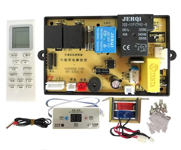 Universal Air Conditioner Control Board - Single Cooling & Heating Compatible, AC Circuit 
