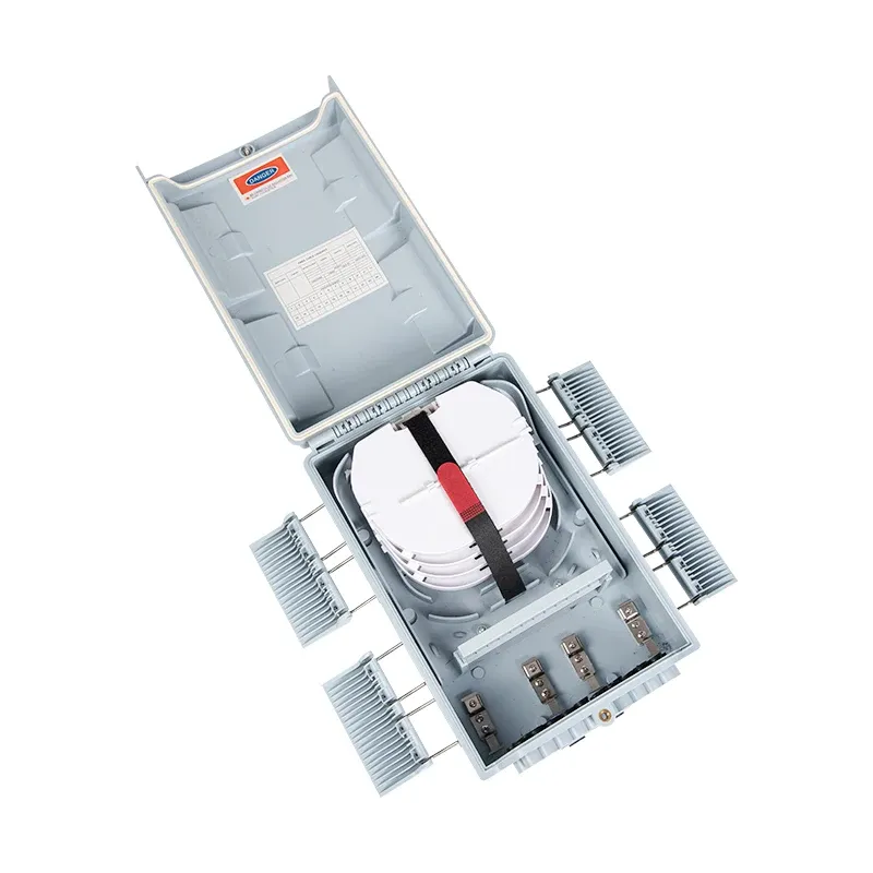 F220-SC Outdoor IP65 4 Core Fiber Optic Splice Box Ftb Fiber Distribution Box with 1*4 PLC