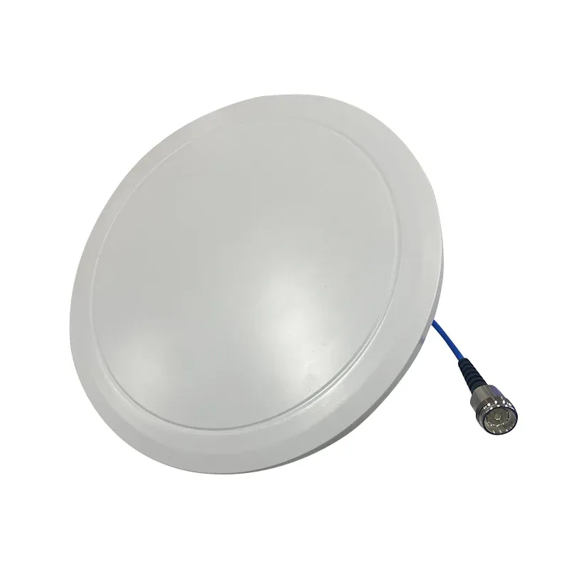 High Gain Wide Band 380-3800MHz 50W Low PIM -150dBc Slim Omni Ceiling Antenna
