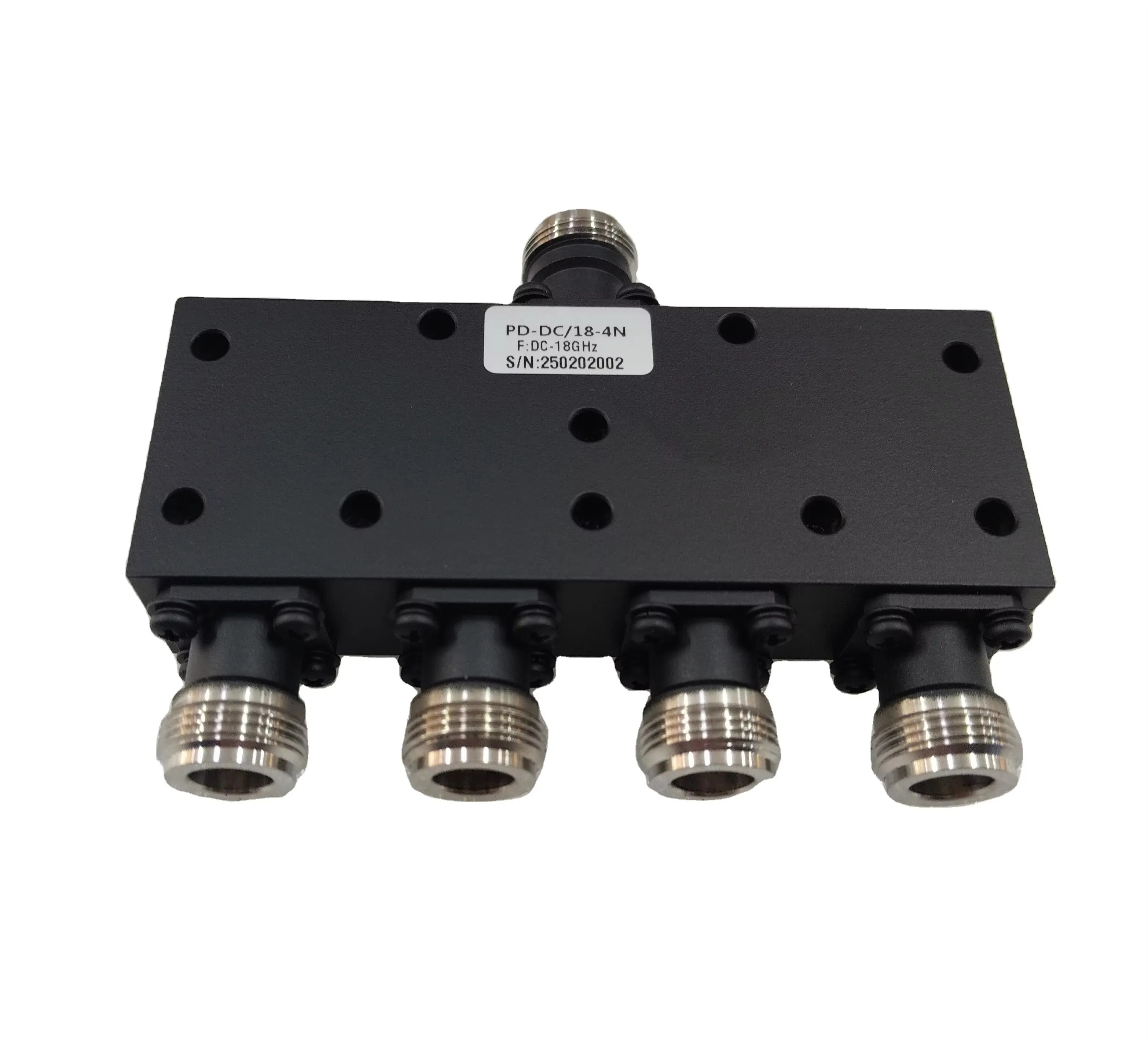 Ku Band RF 4 Way Power Divider DC-18GHz 4 Way Wilkinson Power Splitter