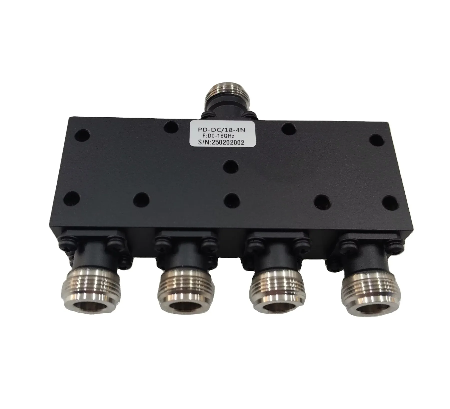 Ku Band RF 4 Way Power Divider DC-18GHz 4 Way Wilkinson Power Splitter