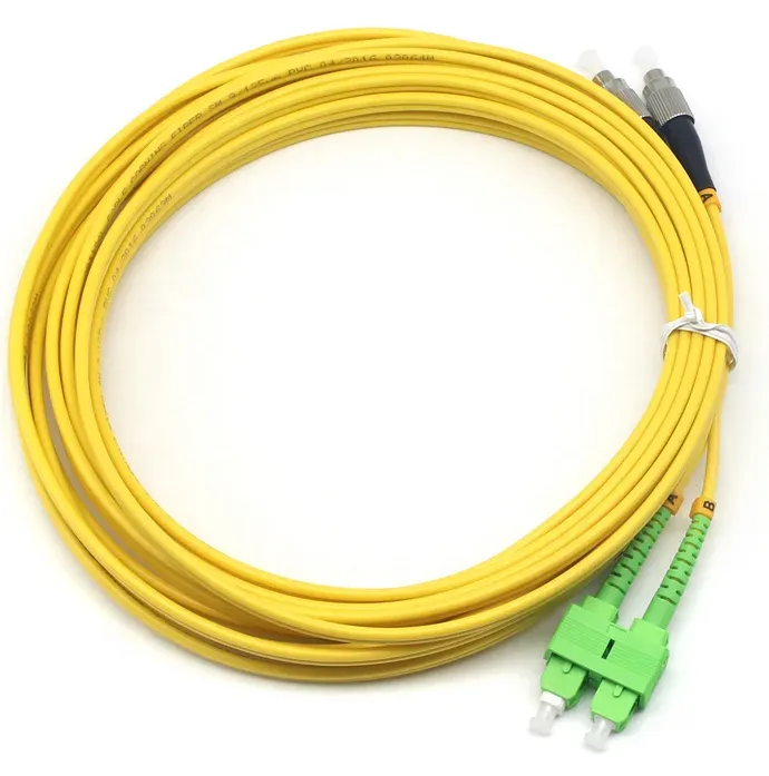 plastic fiber optic patch cabling