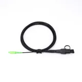 HW Female Mini SC/APC Waterproof Fiber Optic Connector IP67 Outdoor FTTH Harsh Environment