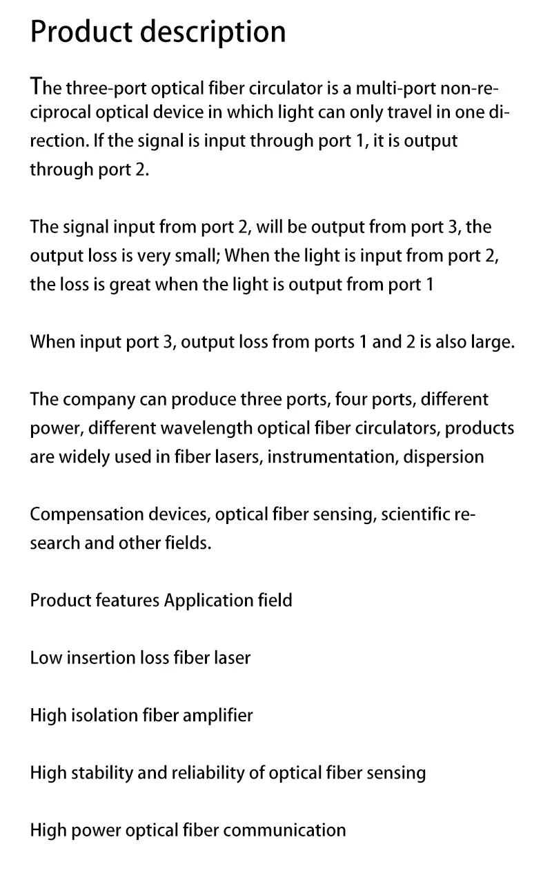 IXZ High Precision Low Drift F50X F60 F70 Single Axis Fiber Optic Gyroscope FOG 500/s Dynamic Range