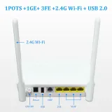 HG8546M Gpon Xpon Modem 1GE+3FE+TEL+USB 2.4G 5dbi Wifi Fiber Optic Network ONU ONT