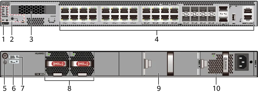 8GB DDR4 Huawe HiSecEngine USG6500E Series AI Firewalls USG6575E-B 6575E-B Huawei USG6575E