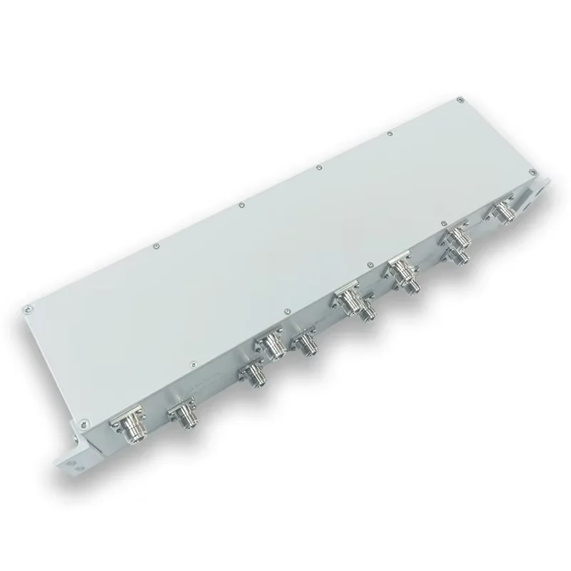 Mulitcoupler Filter 700MHz 800MHz 1800MHz 2100MHz 2600MHz 6 in 6 Out Rf Cavity Bandpass Fi