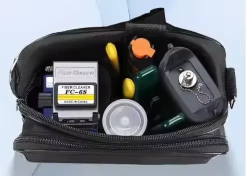 SAIVXIAN FTTH Fiber Optic Tool Kit with SC UPC Power Meter 10mW Visual Fault Locator FC-6S Model DC 12V 1-Year Warranty 4G