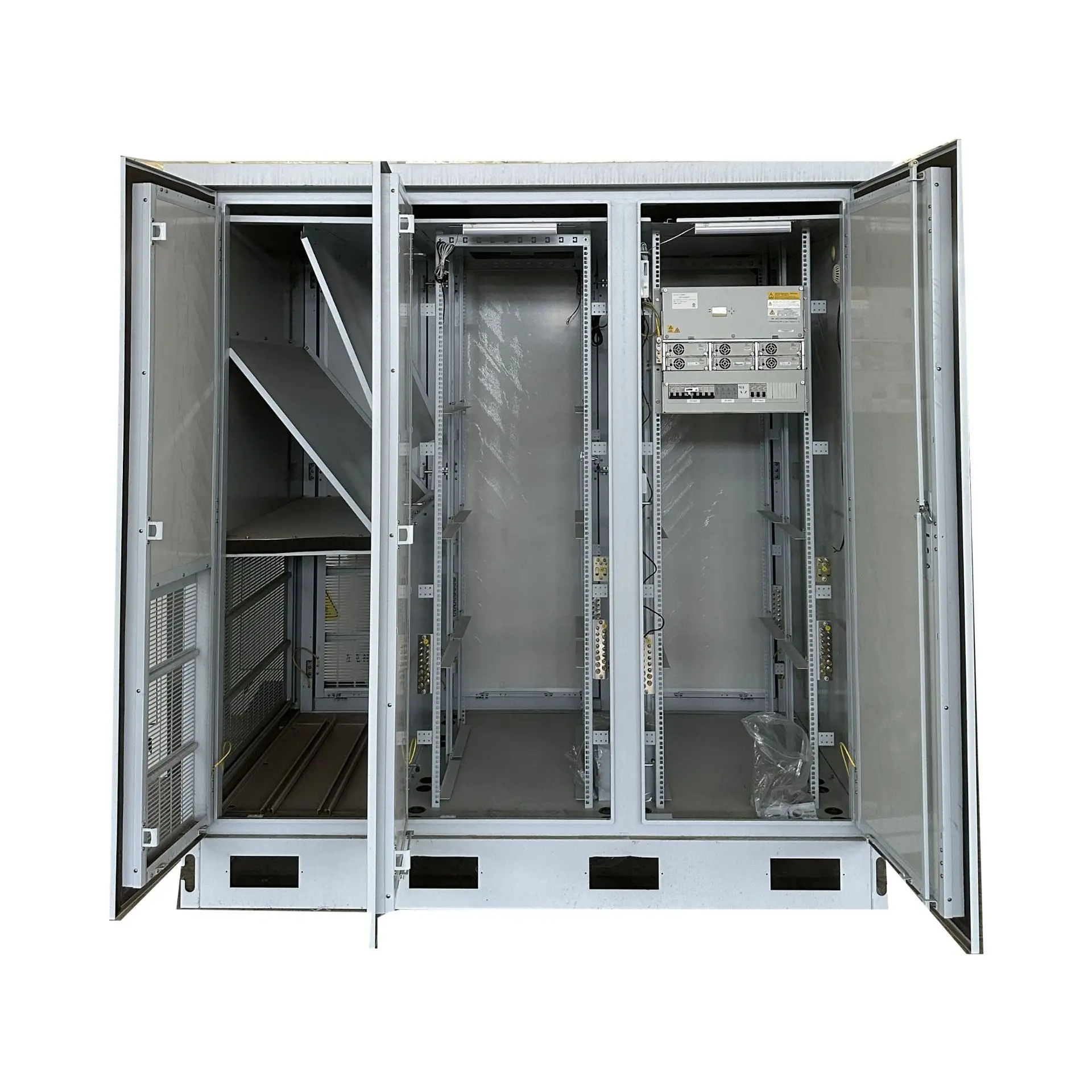 Outdoor Integrated IP55 Protection Non-Metallic Glass Powder Coated Cabinet Electronics Instrument Enclosure Customizable Logo-boxintelecom