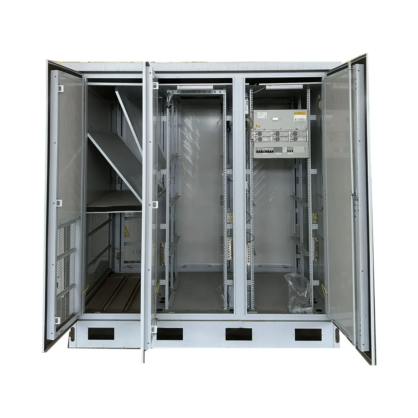 Outdoor Integrated IP55 Protection Non-Metallic Glass Powder Coated Cabinet Electronics Instrument Enclosure Customizable Logo-boxintelecom