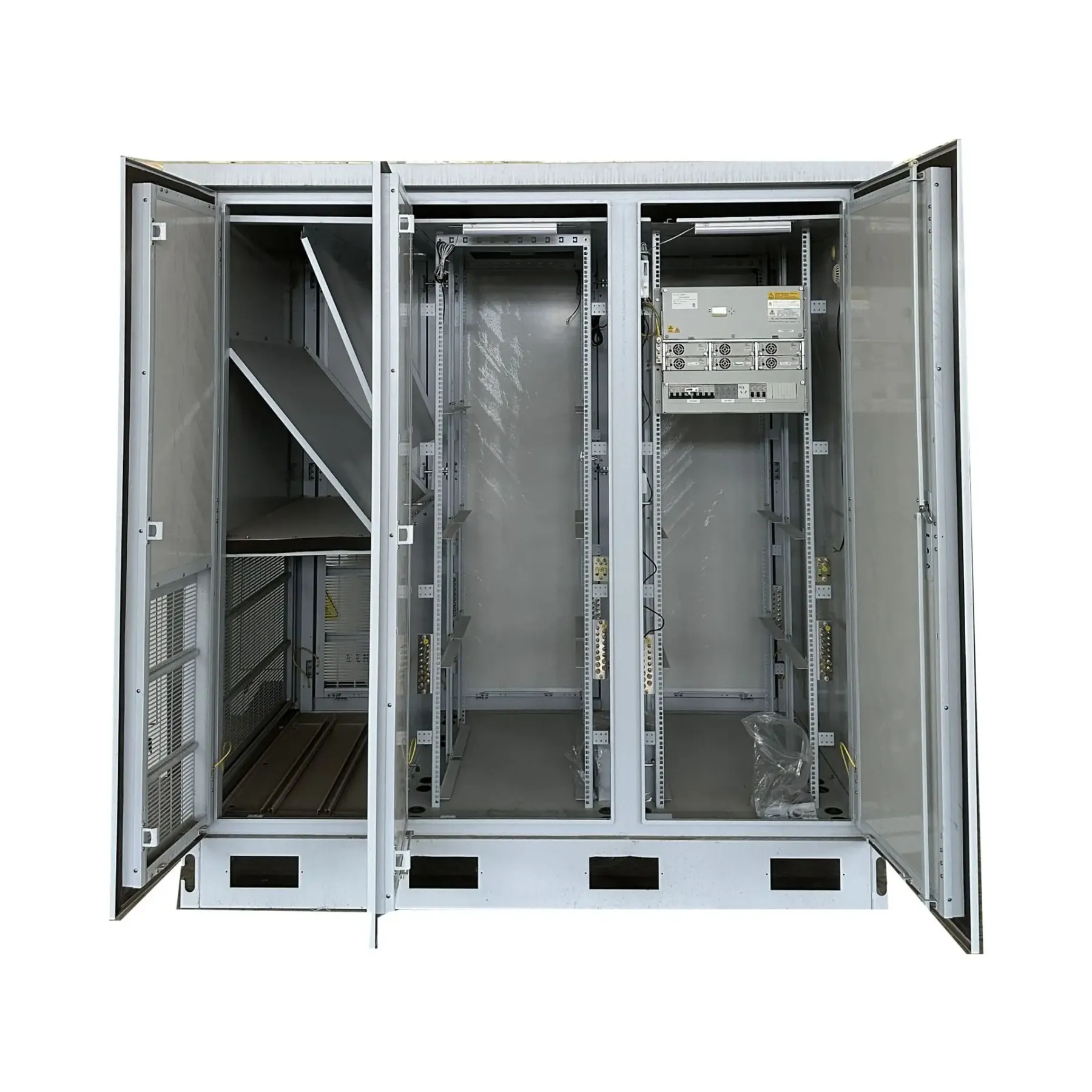 Outdoor Integrated IP55 Protection Non-Metallic Glass Powder Coated Cabinet Electronics Instrument Enclosure Customizable Logo-boxintelecom