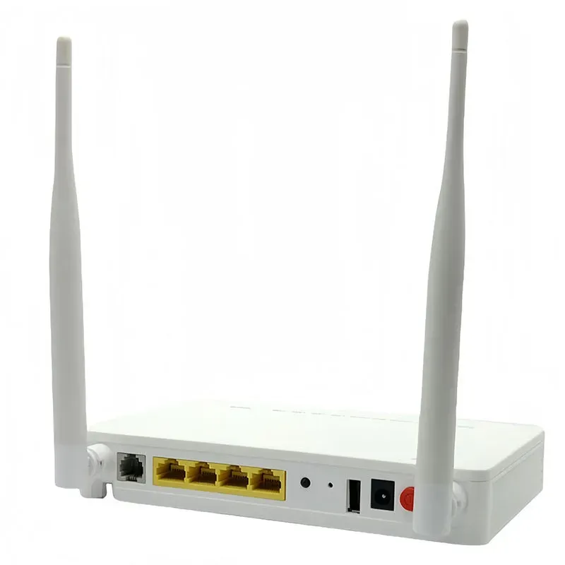 FTTH Fiber ONT Optic Network 1GE 3FE 1POTS 1USB 5DB External Antenna V8 F660 Epon Gpon Xpon Modem Terminal Router Wifi 6 ONU-boxintelecom