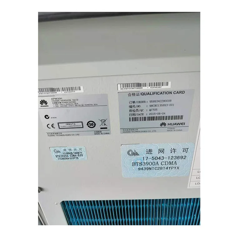 BTS3900 BTS3900A CDMA800  AMP30H cabinet Version D B with R4850G1 R4850G2 EPW3048A PMU01B module