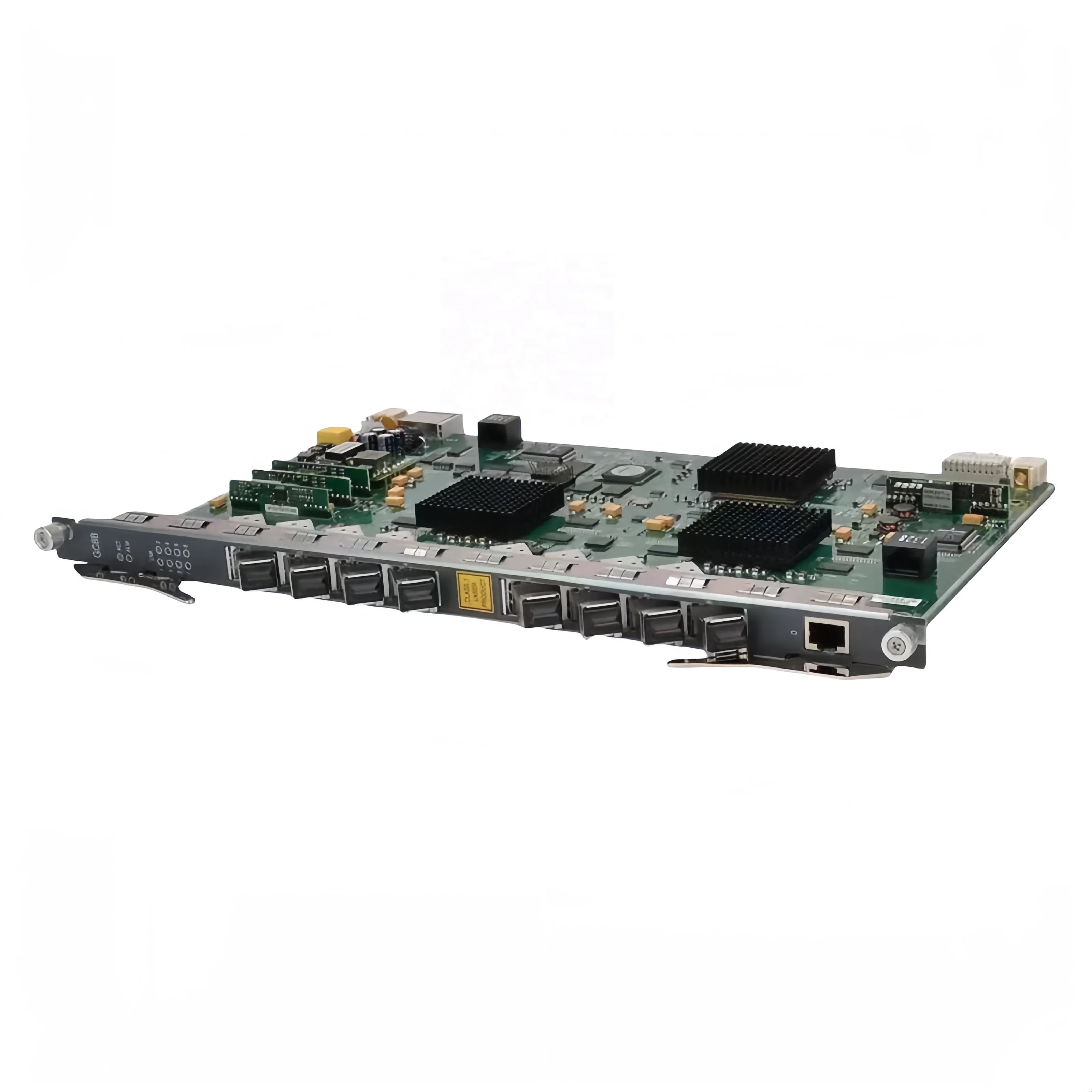 Gc8b 8 Ports EPON GPON Board B+ C+ C++ 1GE SFP Modules for AN5516-01/04/06 OLT SC/PC Interface Green Color-boxintelecom