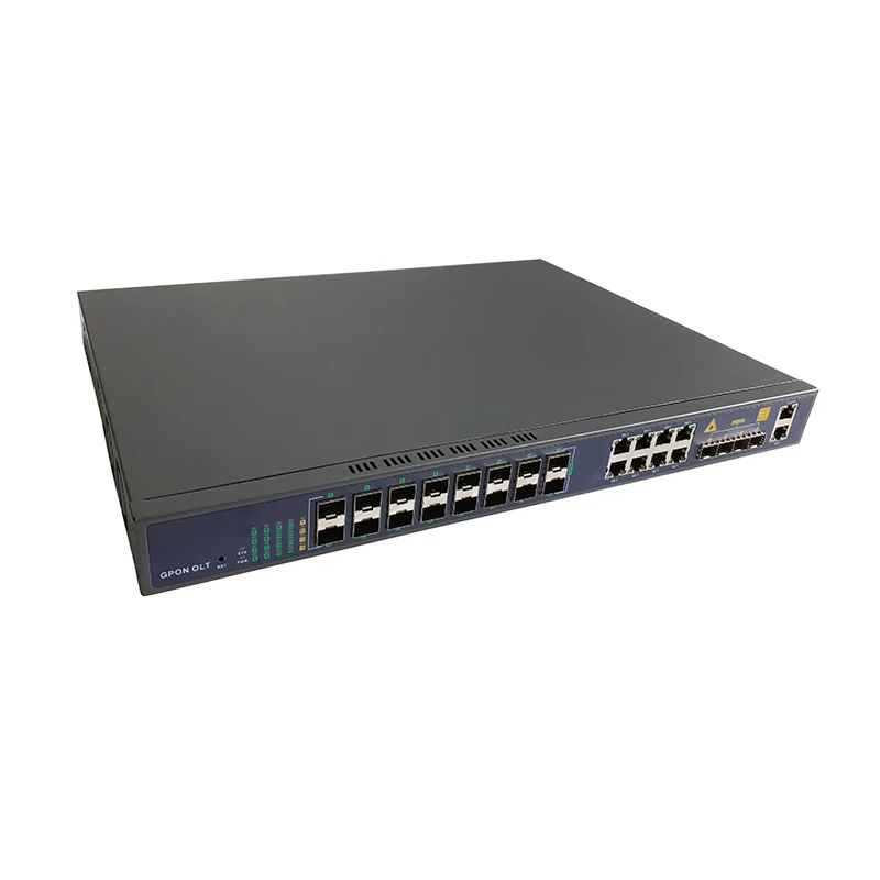ZC-P1016G 1U Height Optical Line Termination Equipment 16-GPON Port 8*GE(RJ45)+4*GE(SFP)/10GE(SFP+) Uplink 10G Network Switch-boxintelecom