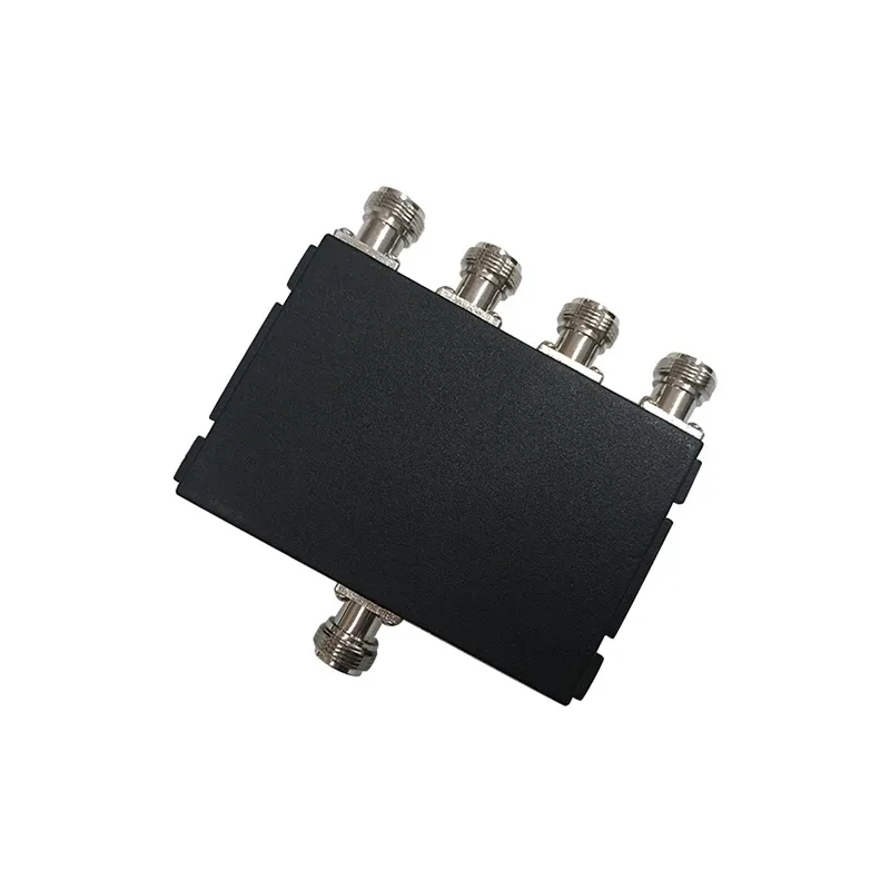 Wide Frequency Range Low PIM High Power UHF 350-370/806-866 4 Way Power Splitter Divider w