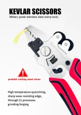 Factory Direct 8 in 1 Fiber Optic Cleaning Tools Fiber Stripping FTTH High Quality Network