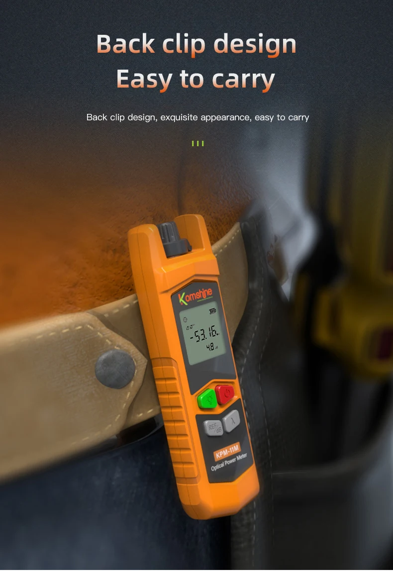 MINI KPM-11M Fiber Optical Power Meter Attenuation Tester Muti-Wavelength Visual Faultocat