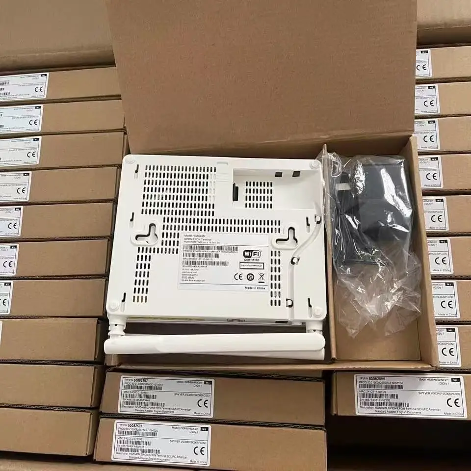 Hot Selling HG8546M Gpon Xpon 5dbi WiFi Echolife 1GE+3FE+1Tel+USB+2.4GHz English Firmware Router Model 5G Network Connectivity-boxintelecom