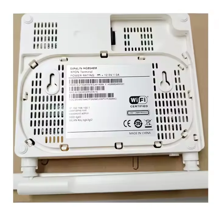 Hot Selling HG8546M Gpon Xpon 5dbi WiFi Echolife 1GE+3FE+1Tel+USB+2.4GHz English Firmware Router Model 5G Network Connectivity-boxintelecom