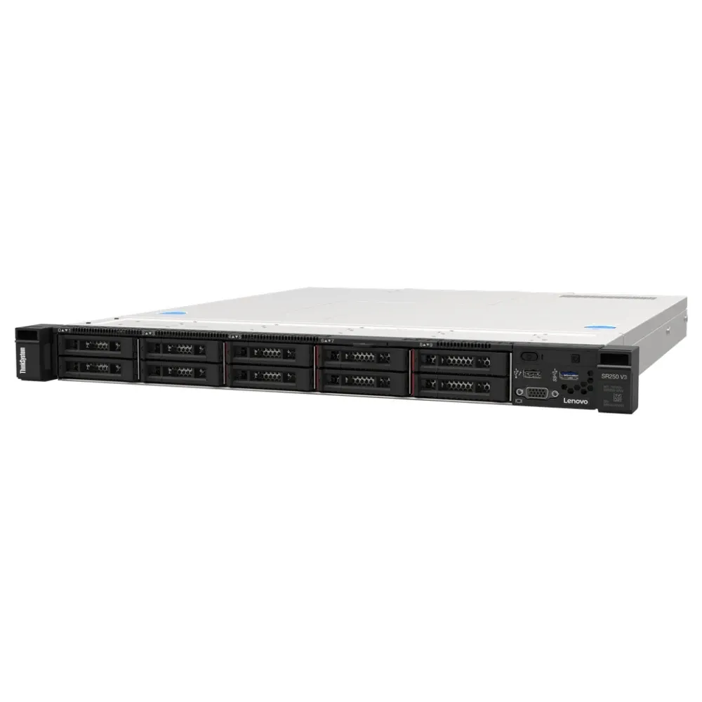 Hot Sale 1U Performance Supporting Growing Businesses ThinkSystem SR250 V3 Rack Server