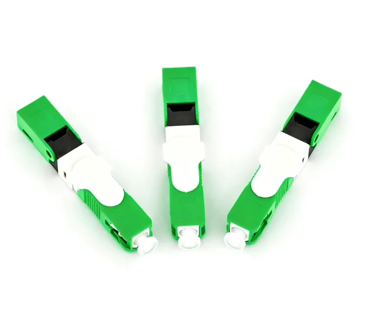 FTTH SC/APC Fast Connector - Telecom Grade Pre-Embedded Fiber Quick Connector for Drop Cab