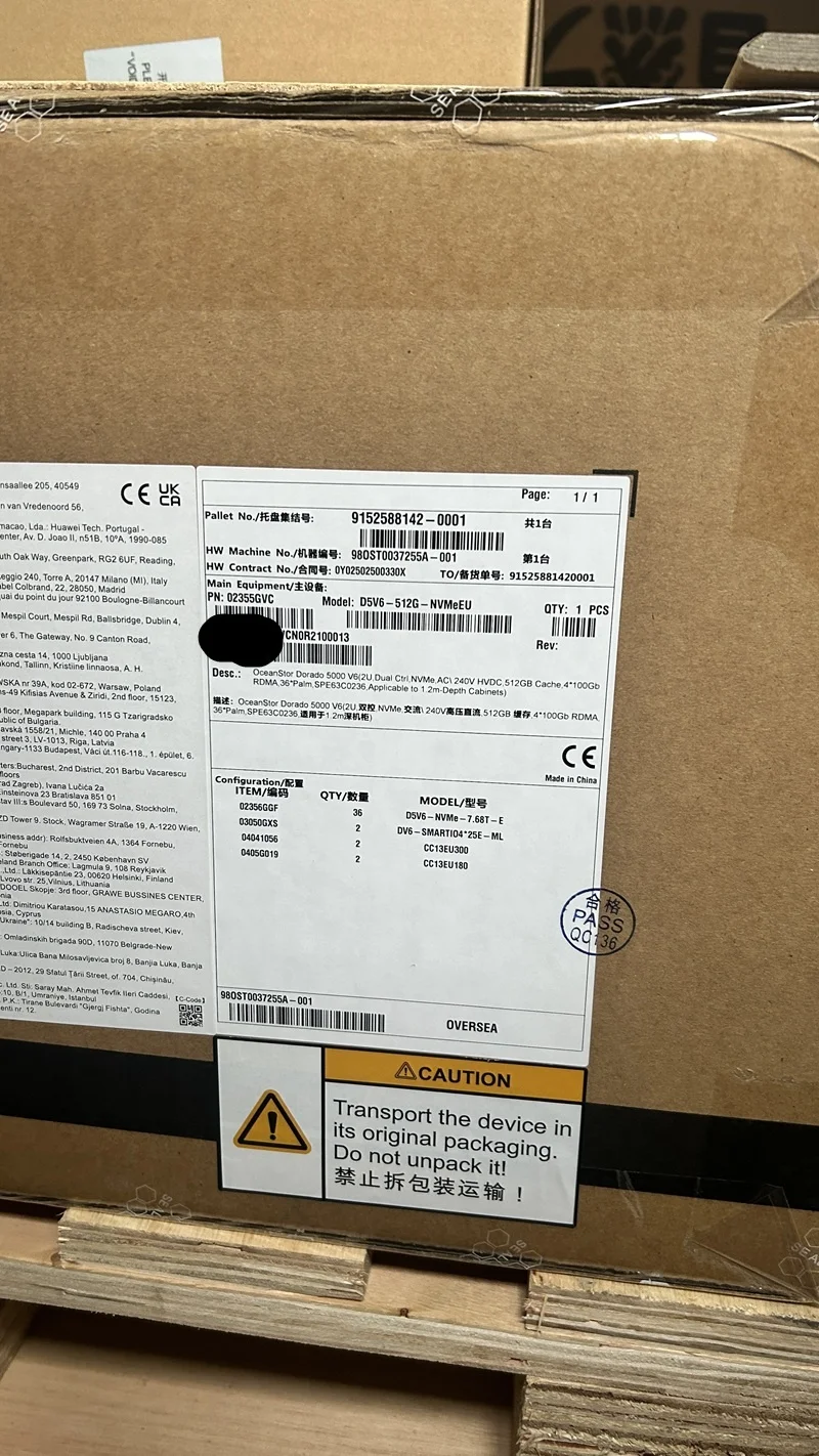 OceanStor Dorado 3000 V7 03050RPB SIO64GbFE 4-port DPU-Based SmartIO I/O module