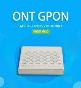 FTTH New Original ZTE F660 V5.0 Onu Gpon WIFI Ont 1GE 3FE 1POTS WIFI 1USB ZTE ZXHN F660 V8