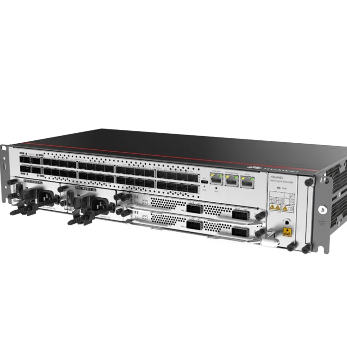 Router ne8000 Basic configuration include 8000 M8 Chassis/Dual main control forwarding board IPUA-1T2/ Dual AC power supply-boxintelecom