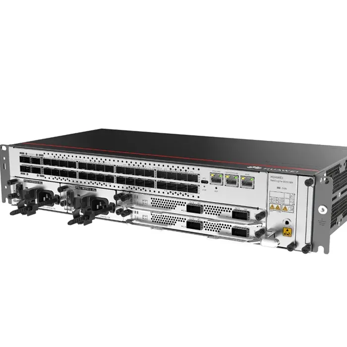 Router ne8000 Basic configuration include 8000 M8 Chassis/Dual main control forwarding board IPUA-1T2/ Dual AC power supply-boxintelecom