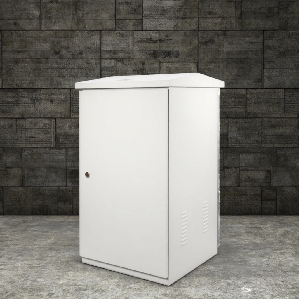 Custom 19-Inch IP55 Stainless Steel Outdoor Telecom Cabinets Waterproof Distribution Box 6U 9U 12U Battery Enclosures-boxintelecom