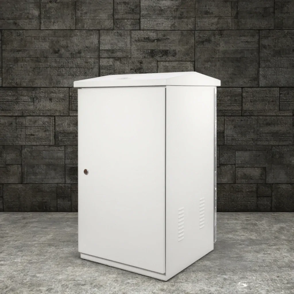 Custom 19-Inch IP55 Stainless Steel Outdoor Telecom Cabinets Waterproof Distribution Box 6U 9U 12U Battery Enclosures-boxintelecom