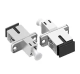 Telecom Grade LC-SC Fiber Optic Coupler Adapter Flange Connector LC to SC Hybrid Fiber Ada