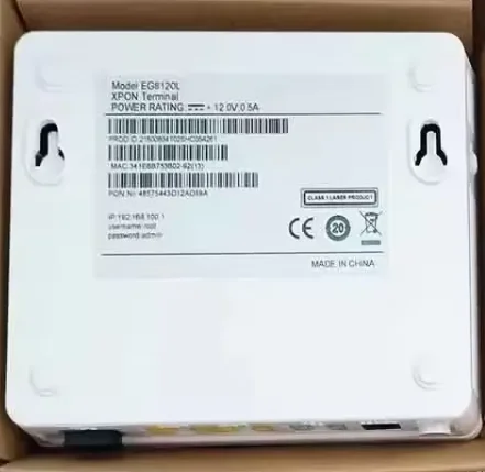 EG8120L High Quality Xpon Epon Gpon FTTH ONU ONT with 1GE+1FE+1POTS English Firmware and POE Network Good Quality-boxintelecom