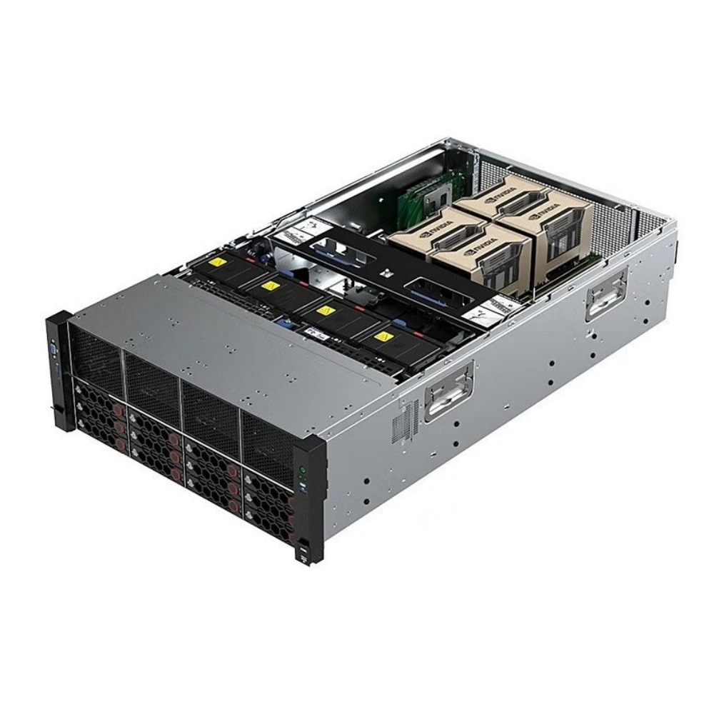 New Generation 4U Dual-Node Heterogeneous Computing H3C UniServer R5300 G5 AI 8 GPU Server 4