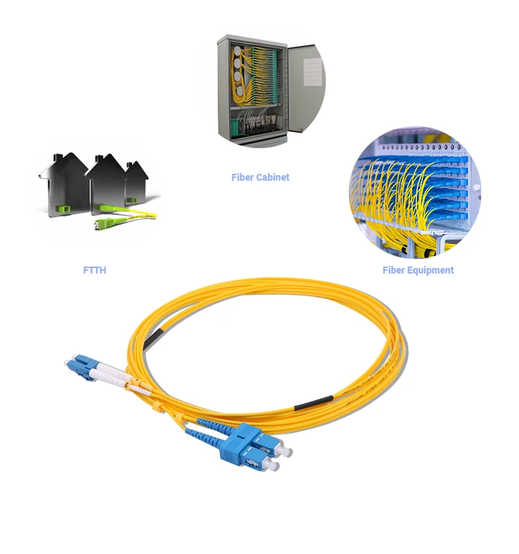 Unionfiber OEM Multi-core MPO Connected Cord Lc to sc Optitap-sc Fiber Optic Patch Cables 6