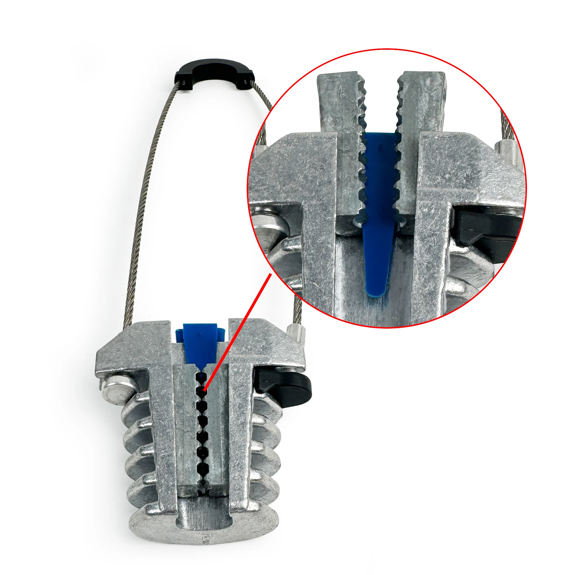 High Tension Wedge Type Tension Clamp Anchor Clamp Dead End Clamp Fiber Optic Equipment Op
