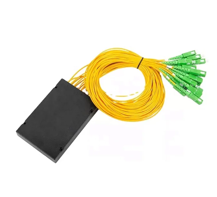 FTTH 1*16  ABS box type PLC Splitter with SC/APC  connector 2.0mm G657A1
