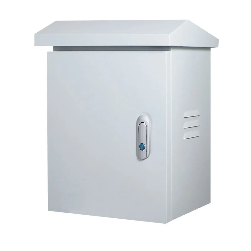 Outdoor 5G Rooftop Station Control Box 10U 12U 300A Power Supply IP55 Rated Powder Coated Galvanized Steel Floor/Wall Mount RH-boxintelecom