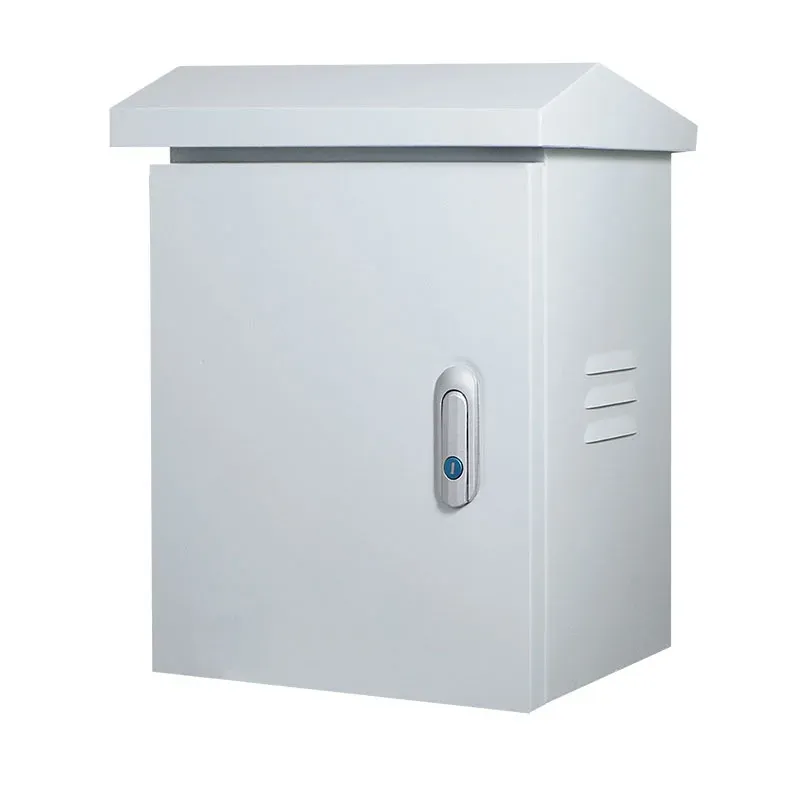 Outdoor 5G Rooftop Station Control Box 10U 12U 300A Power Supply IP55 Rated Powder Coated Galvanized Steel Floor/Wall Mount RH-boxintelecom