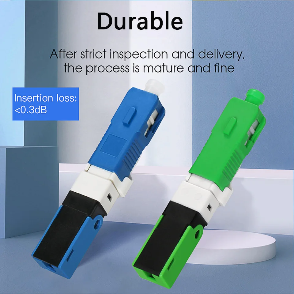 Mechanical Quick Cold Connector Fiber Optic Adapter SCAPC Port for 4G WiFi FTTH 3G GSM GPR