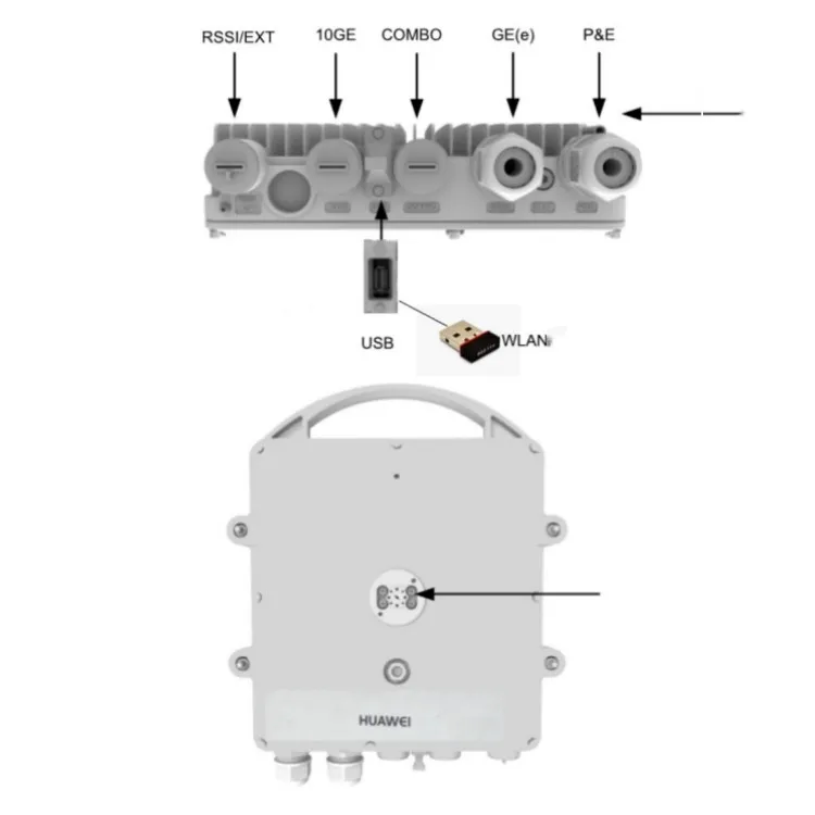 HW E-band RTN 380AX Outdoor Cabinet System SLEMSITE167 SLEMSITE168 IDU ODU Microwave Unit 0