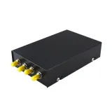 4-Port ST Fiber Optic Terminal Box - 4-Core Fully Loaded Wall-Mount Fiber Splicing Box wit