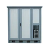 RH IP54 Waterproof Dustproof Powder Coated Steel Two-Compartment Outdoor Communication Cab
