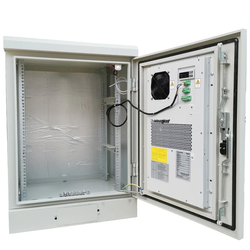 Small Outdoor IP55 Network Cabinet Aluminum Galvanized Steel Waterproof Enclosure Intelligent Constant Temperature Weak Current-boxintelecom
