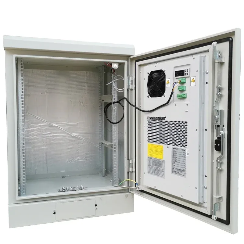 Small Outdoor IP55 Network Cabinet Aluminum Galvanized Steel Waterproof Enclosure Intelligent Constant Temperature Weak Current-boxintelecom