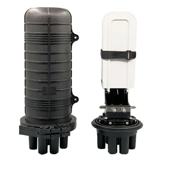 1 in 4 Out  Max 144 Cores Heat Shrink Seal Fiber Termination Box  Fiber Optic Closure