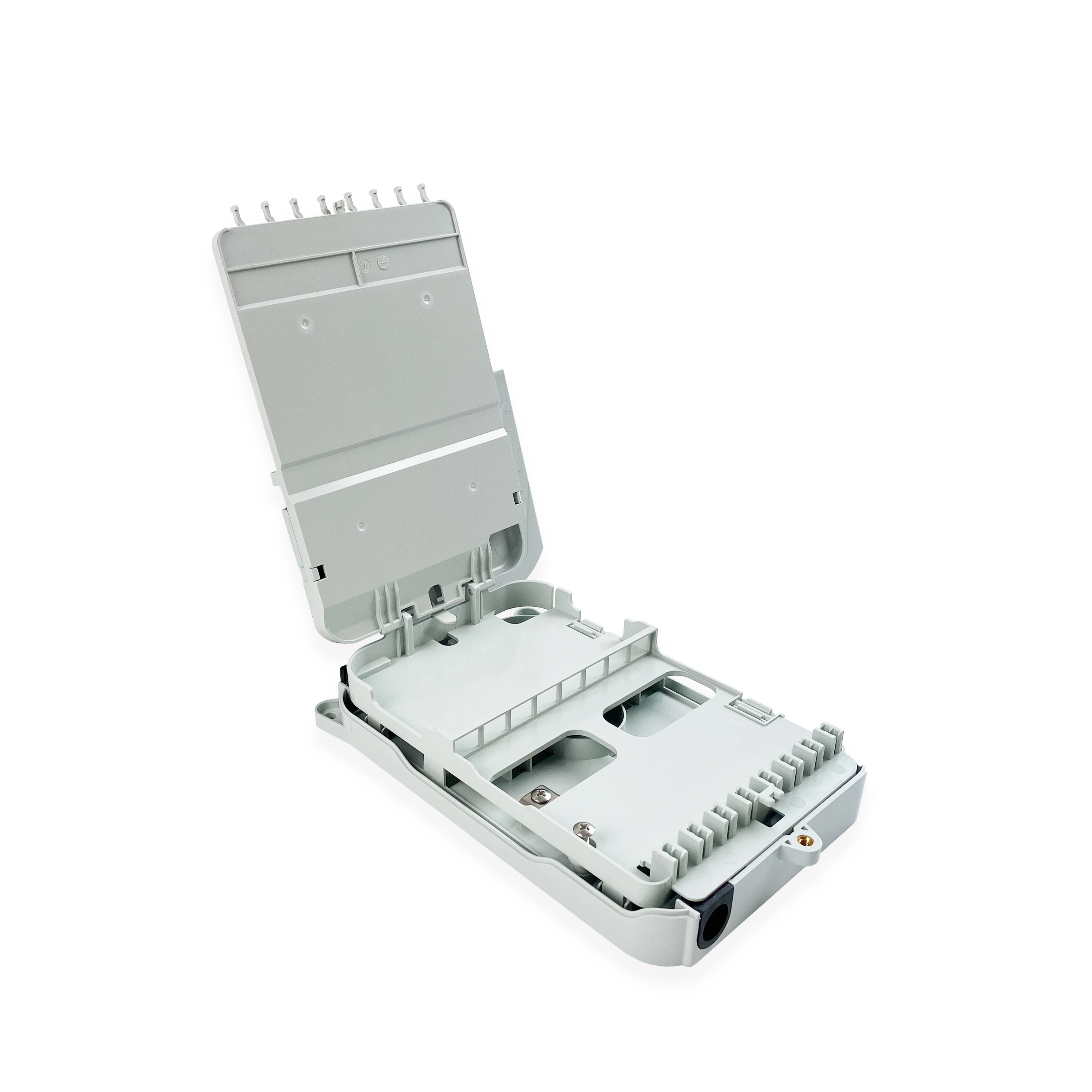 FAT-8T Outdoor IP65 48Core Fiber Optic Splice Box Ftb Fiber Distribution Box with 1*4 PLC