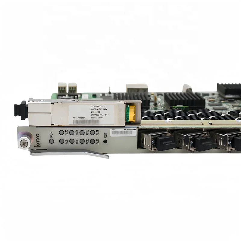 8 Port 10G GPON Subscriber Card N1/N2 PON Service Board XG-PON OLT C300 C320 GTXO-boxintelecom