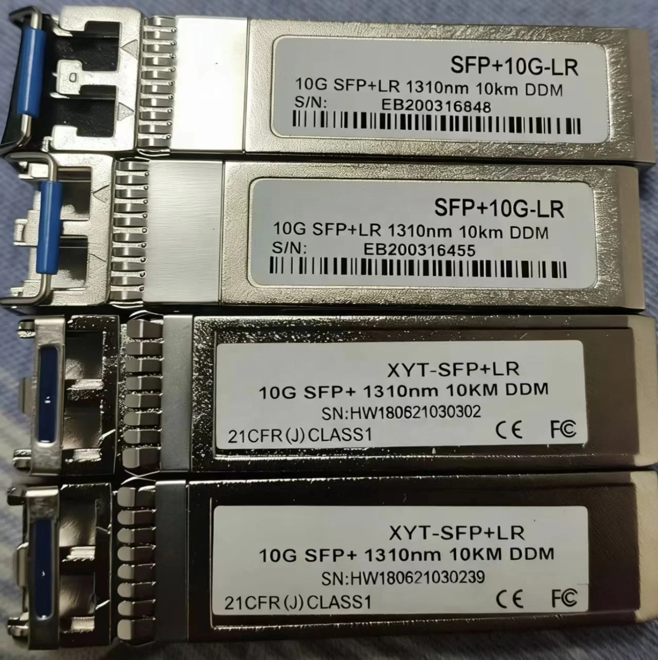 10GBASE-LR SFP+ Transceiver 1310nm 10km 20km Single Mode LC Connector DDM Compatible-boxintelecom